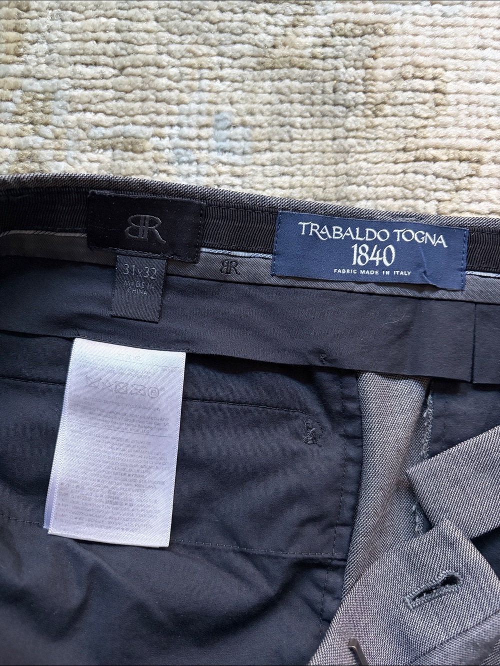 Banana Republic Men’s Trabaldo Togna Slim Wool Suit 38R Jacket 31x30 Pants - Picture 8 of 10